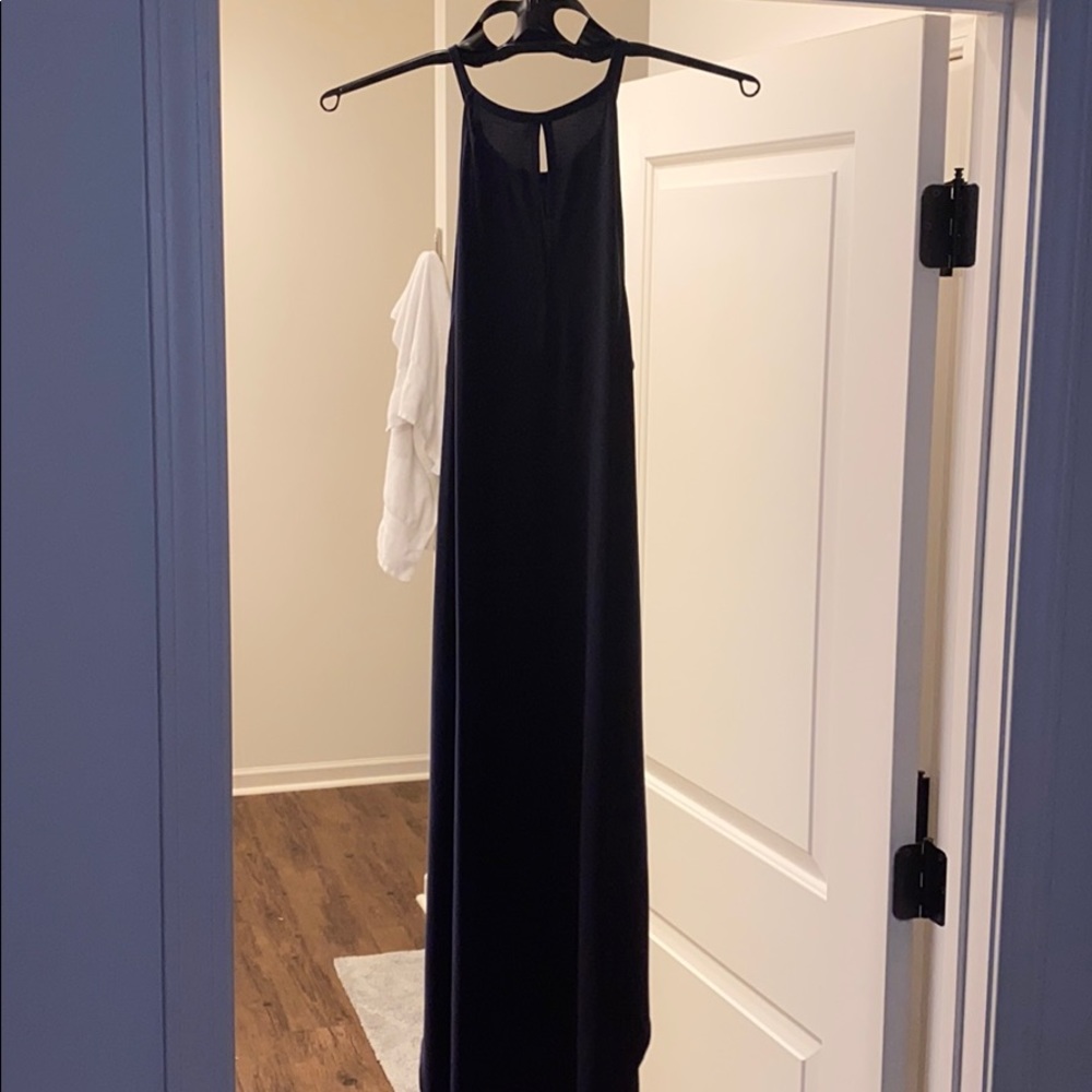 Navy Blue A line dress